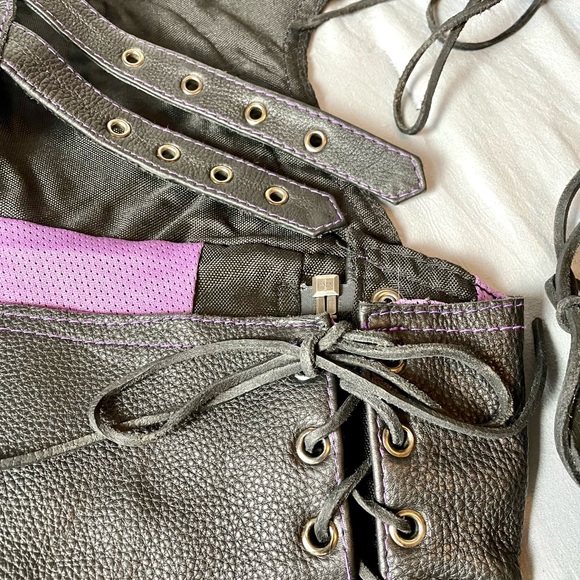 NWOT Milwaukee Leather Ladies' Biker Moto Chaps Size 3XL - Picture 8 of 8